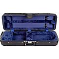 Bobelock Featherlite Oblong Suspension Violin Case 4/4 Size Black Exterior, Blue Interior
