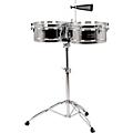 Gon Bops Fiesta Series Timbale Set 13 and 14 in. Chrome