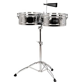 Gon Bops Fiesta Series Timbale Set 14 in./15 in. Chrome