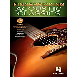Hal Leonard Fingerpicking Acoustic Classics - 15 Songs Arr. For Solo Gtr In Standard Notation & Tab