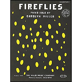 Willis Music Fireflies Late Elementary Piano Solo by Carolyn Miller