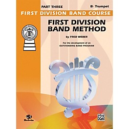 Alfred First Division Band Method Part 3 B-Flat Cornet (Trumpet)