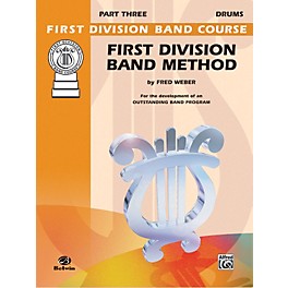 Alfred First Division Band Method Part 3 Drums