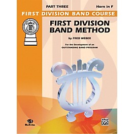 Alfred First Division Band Method Part 3 Horn in F