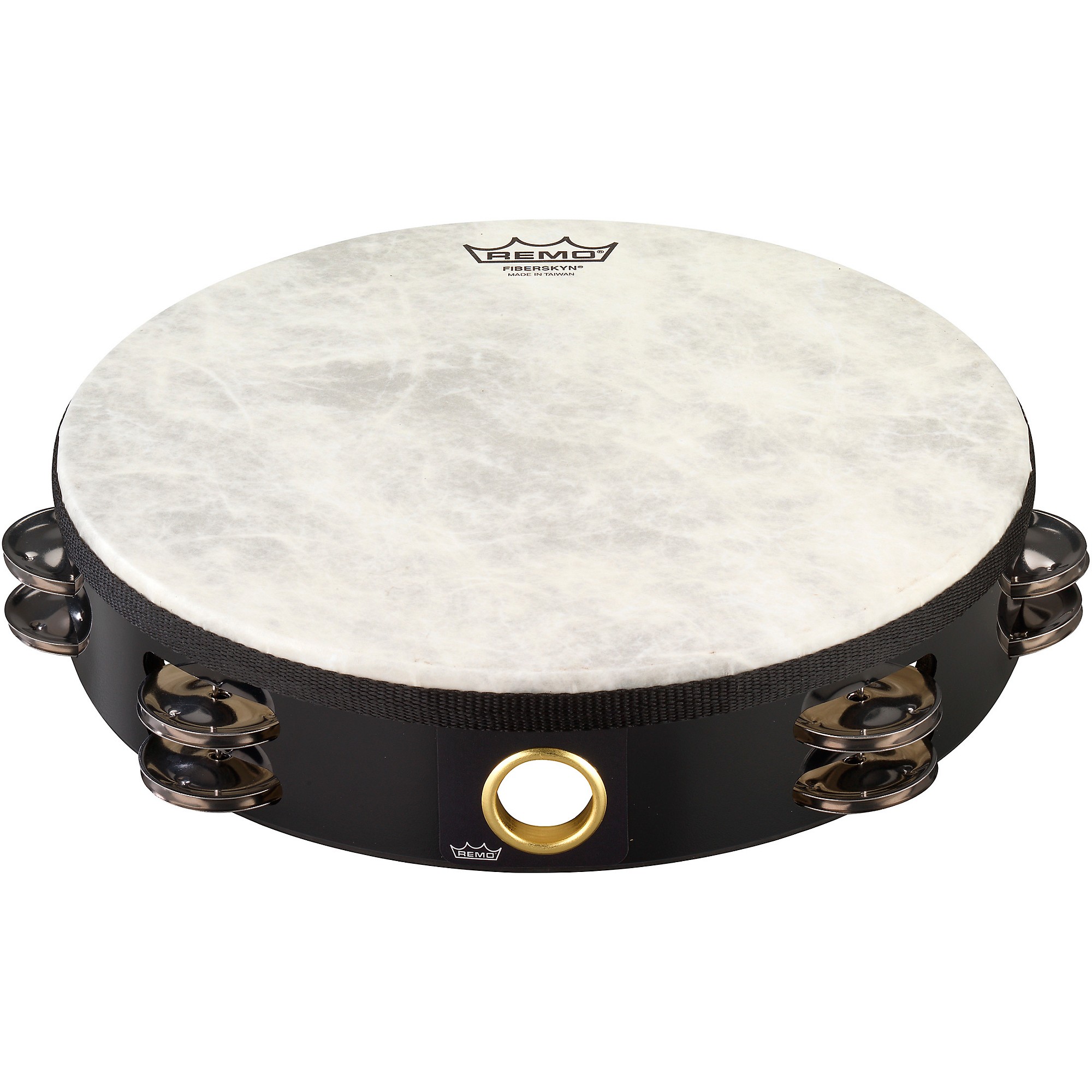 Remo FixedHead Tambourine Black 10 in. Guitar Center