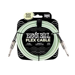 Ernie Ball Flex Glow Instrument Cable Straight/Straight