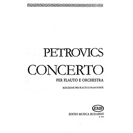 Editio Musica Budapest Flute Concerto EMB Series by Emil Petrovics