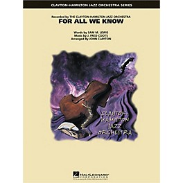 Hal Leonard For All We Know Jazz Band Level 5 Arranged by John Clayton