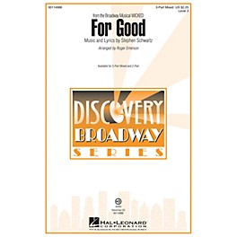 Hal Leonard For Good (Discovery Level 3) VoiceTrax CD Arranged by Roger Emerson