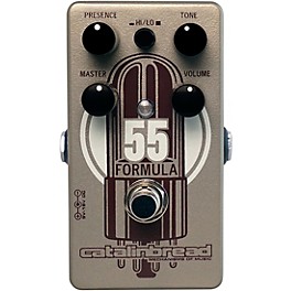 Open Box Catalinbread Formula No. 55 Overdrive Effects Pedal Level 1