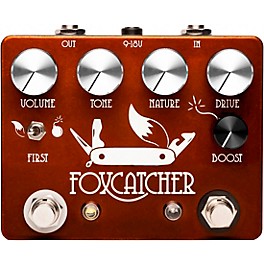 Blemished CopperSound Pedals Foxcatcher Overdrive/Boost Effects Pedal Level 2  197881070328