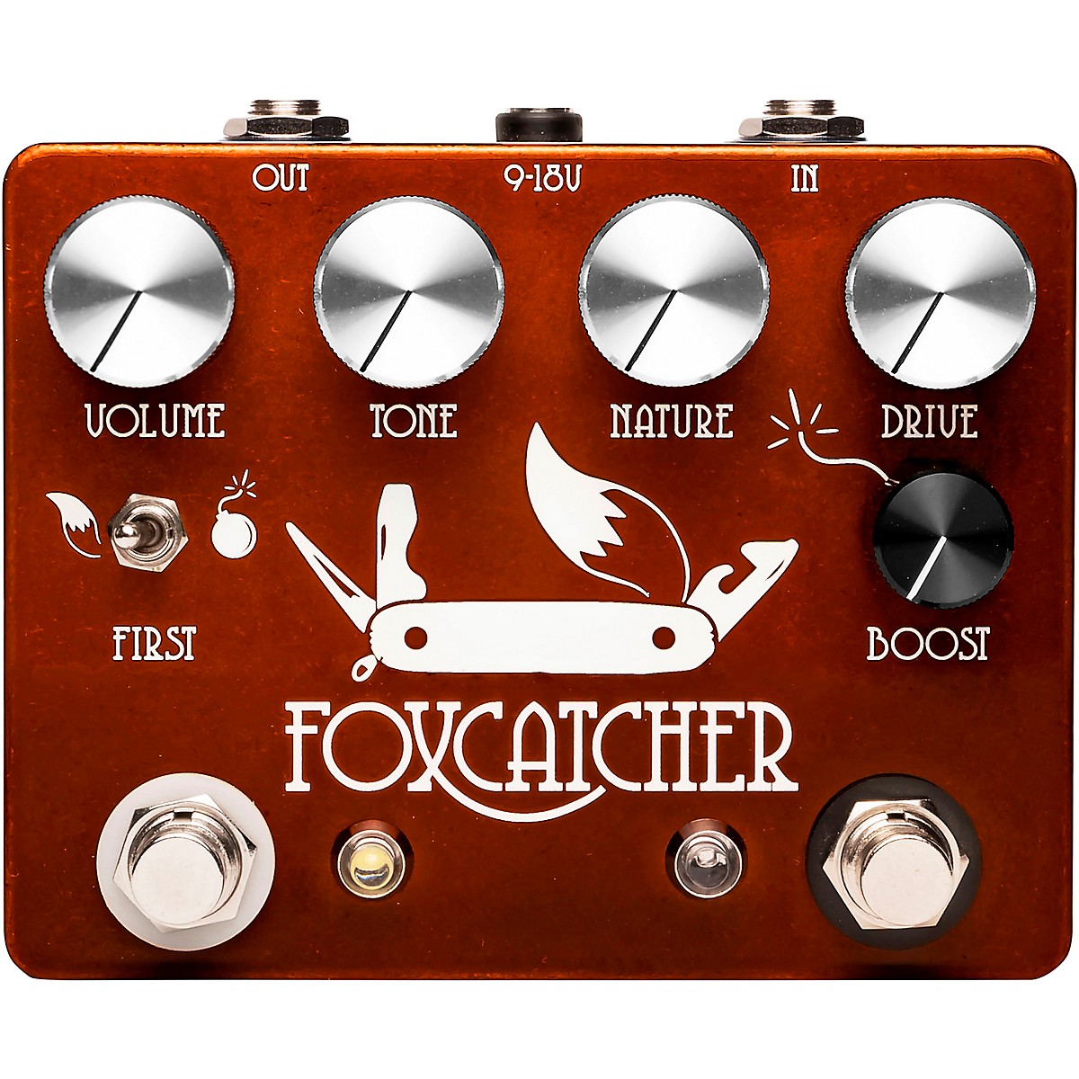 CopperSound Pedals Foxcatcher Overdrive/Boost Effects Pedal Guitar Center