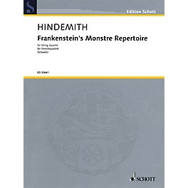 Schott Music Frankenstein's Monstre Repertoire (String Quartet Score and Parts) String Series