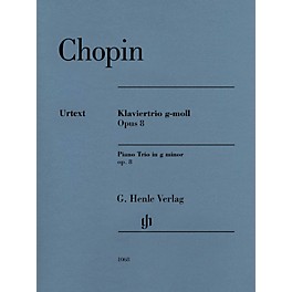 G. Henle Verlag Frederic Chopin - Piano Trio in G minor, Op. 8 Henle Music Folios Series Composed by Frederic Chopin