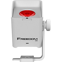 CHAUVET DJ Freedom H1 RGBAW+UV LED X4 Wireless Wash Lighting System with D-Fi, White
