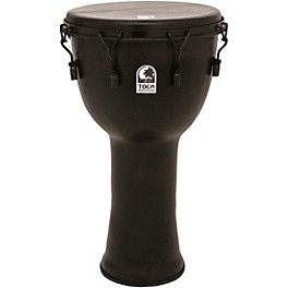 Toca Freestlyle Mechanically Tuned Djembe With Extended Rim 14 in. Black Mamba