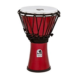 Toca Freestyle ColorSound Djembe Metallic Red 7 in.