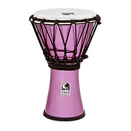 Toca Freestyle ColorSound Djembe Metallic Violet 7 in.