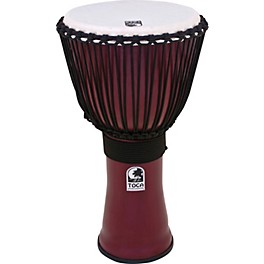 Toca Freestyle II Rope-Tuned Djembe 9 in. Deep Red