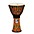 Toca Freestyle Kente Cloth Rope Tuned Djembe 10 in.