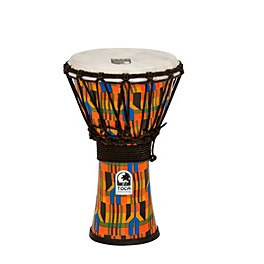 Toca Freestyle Kente Cloth Rope Tuned Djembe 7 in.