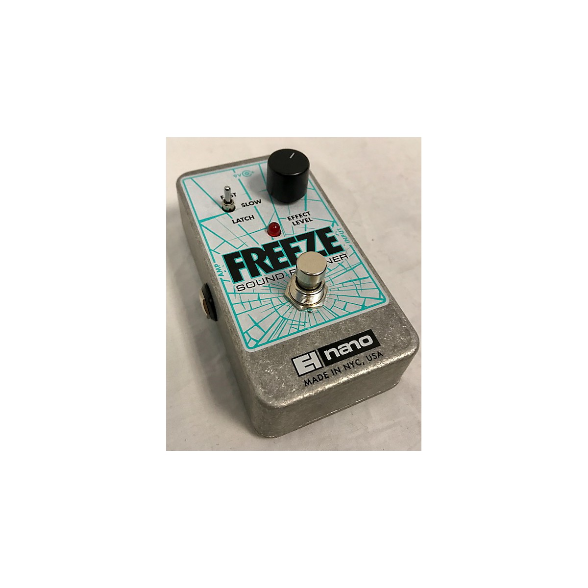 Used ElectroHarmonix Freeze Sound Retainer Compression Effect Pedal