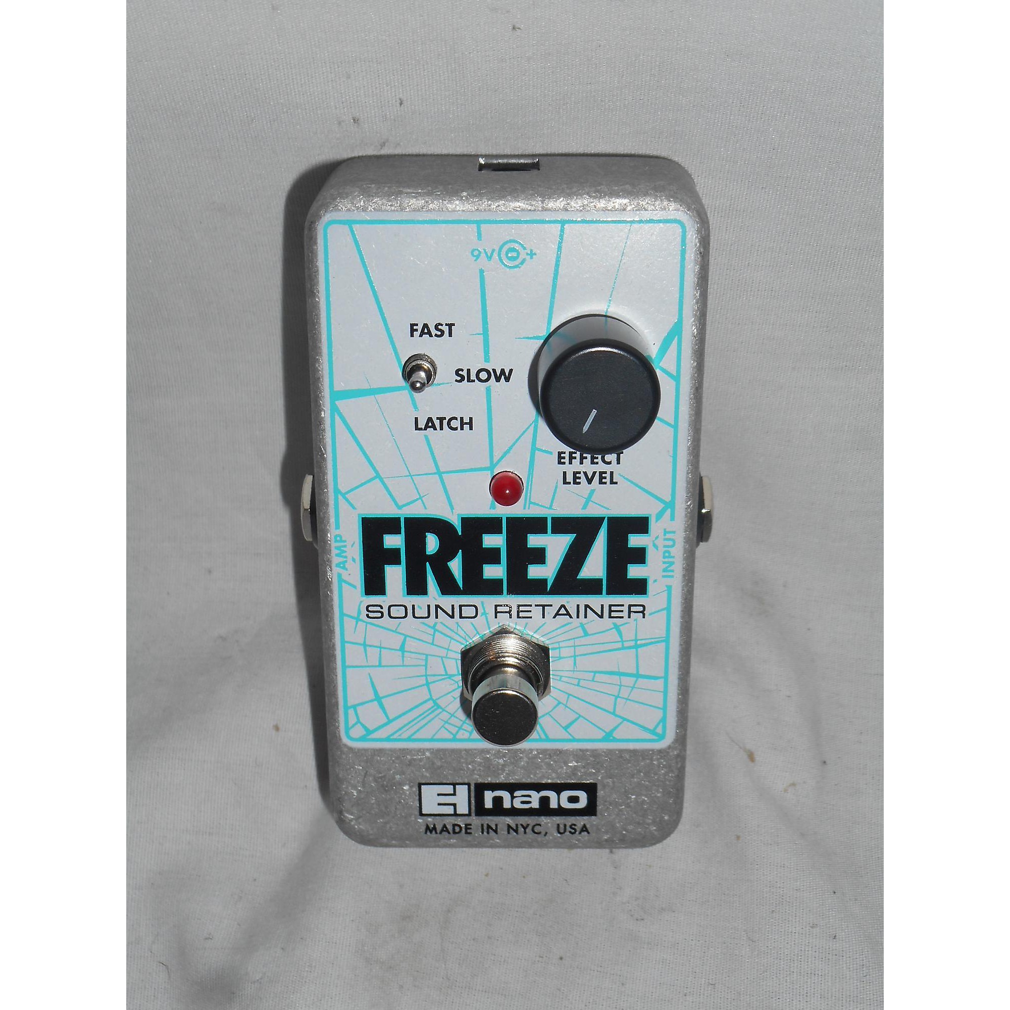 Used ElectroHarmonix Freeze Sound Retainer Compression Effect Pedal