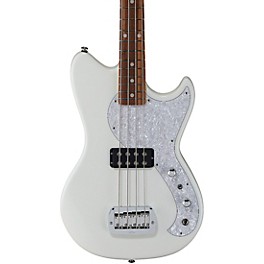 G&L Fullerton Deluxe Fallout Shortscale Electric Bass Alpine White