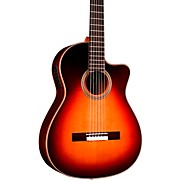 Fusion Orchestra CE Crossover Classical Acoustic-Electric Guitar Teardrop Sunburst
