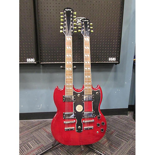 Used Epiphone G1275 Double Neck Solid Body Electric Guitar Guitar Center