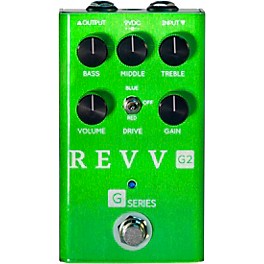 Open Box Revv Amplification G2 Overdrive Effects Pedal Level 1