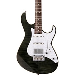 Blemished Cort G280 Select Flame Top Electric Guitar Level 2 Transparent Black 197881150273