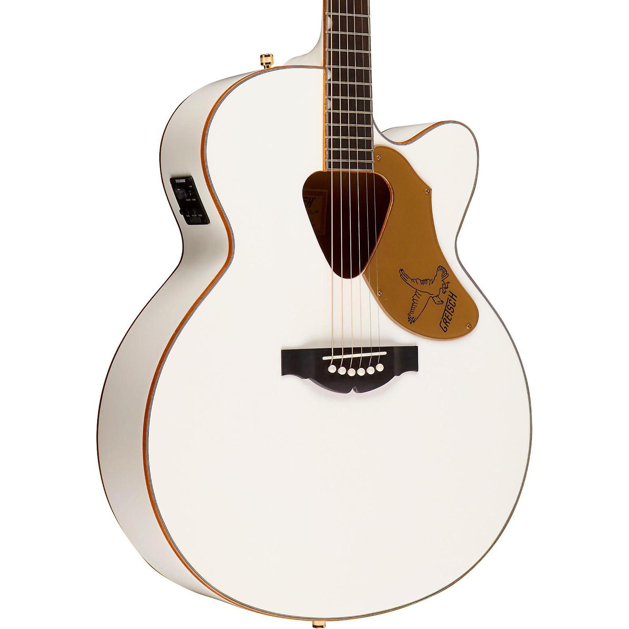 Gretsch Guitars G5022C Rancher Falcon Cutaway AcousticElectric Guitar White Guitar Center