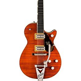 Gretsch Guitars G6130T Limited Edition Sidewinder Electric Guitar with String-Thru Bigsby Bourbon Flame
