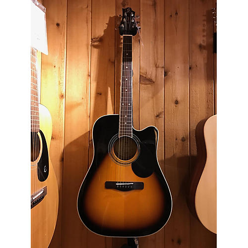 Used Greg Bennett Design By Samick GD 100SCE Acoustic Electric Guitar 