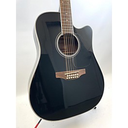 Used Takamine GD38CE-BLK 12 String Acoustic Electric Guitar