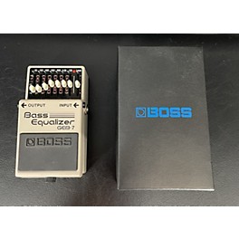 Used BOSS GEB7 7 Band Bass Equalizer Bass Effect Pedal