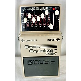 Used BOSS GEB7 7 Band Bass Equalizer Bass Effect Pedal