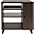 Gator GFW-ELITESIDECAR Elite Furniture Series Rolling Rack Sidecar Cabinet with Configurable Rack Space & Shel... Dark Walnut