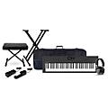 Roland GO:KEYS Keyboard Package With TASCAM TH-200X Studio Headphones & Accessories - Graphite