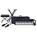 Roland GO:KEYS Keyboard Package With TASCAM TH-200X Studio Headphones and Accessories - Midnight Blue