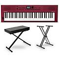 Roland GO:KEYS3 Music Creation Keyboard Essentials Bundle Dark Red