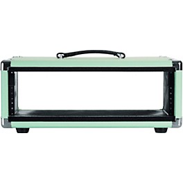 Open Box Gator GR-RETRORACK-3 Vintage 3U Amp Vibe Rack Case Level 1 Seafoam Green