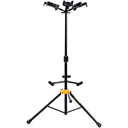 Hercules GS432B PLUS Universal Auto Grip Triple Guitar Stand With Foldable Backrest