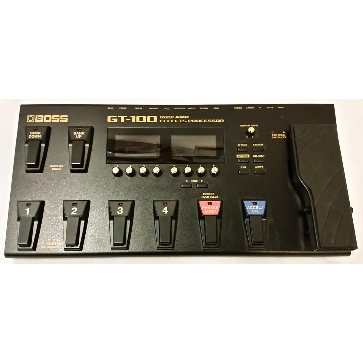 Used Boss GT100 Amp Effect Processor Guitar Center