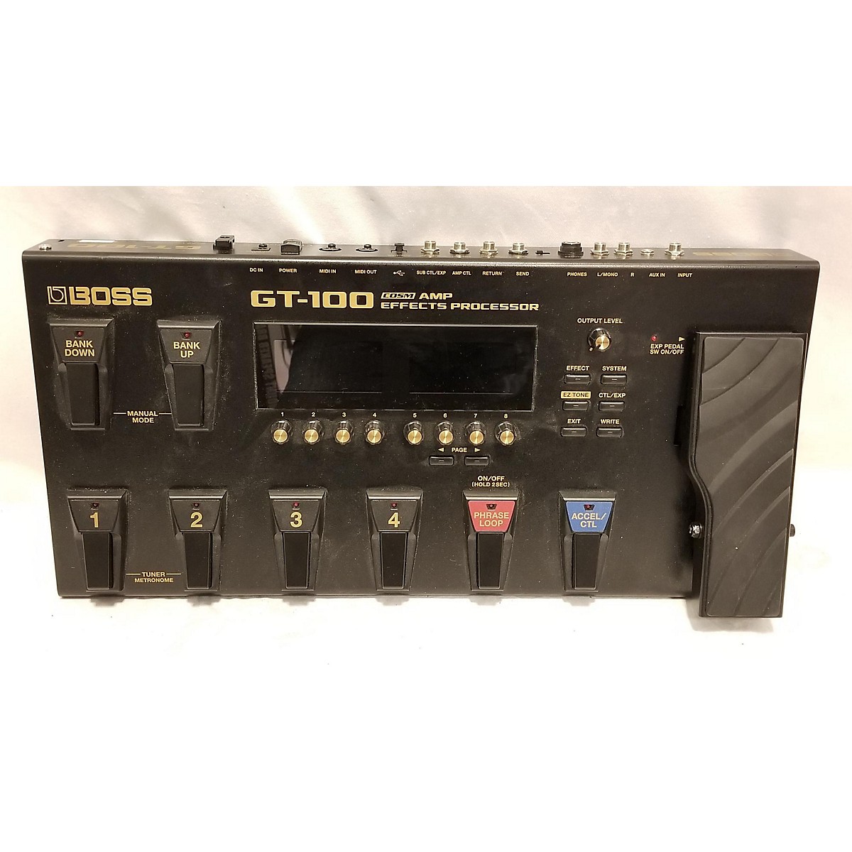 Used Boss GT100 Amp Effect Processor Guitar Center