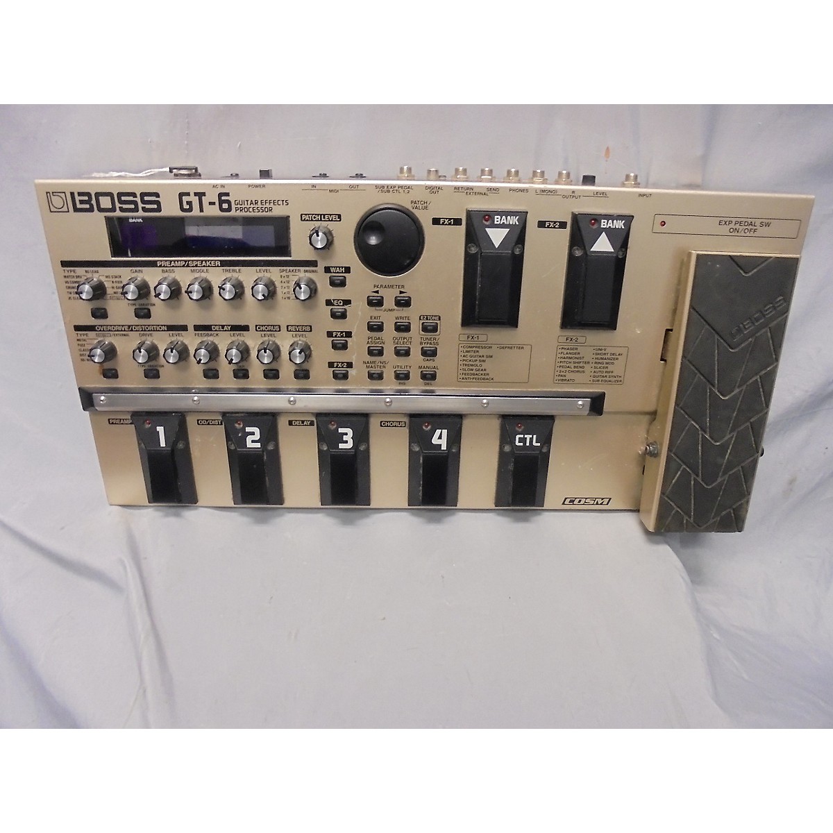 Used Boss GT6 Guitar Effect Processor Guitar Center