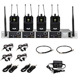 Open Box CAD GXLIEM4 Quad Wireless In Ear Monitor System (902-928Mhz)
