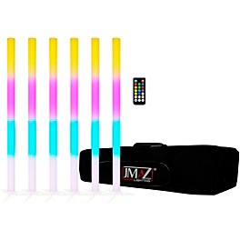 Open Box JMAZ Lighting Galaxy Tube 6pk Package with 6 Battery Powered LED Effect Tube