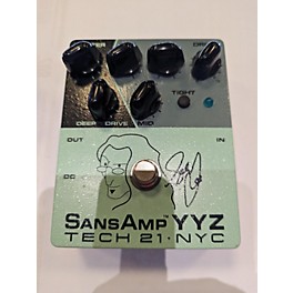 Used Tech 21 Geddy Lee YYZ Signature SansAmp Bass Drive Effect Pedal